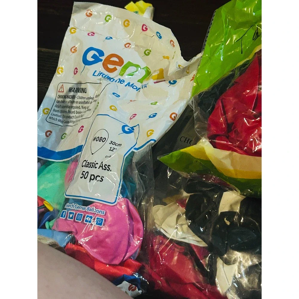 Gemar Balloons Bundle Unisex OS Multicolor New Macaron Classic 12in Pump 125+pc